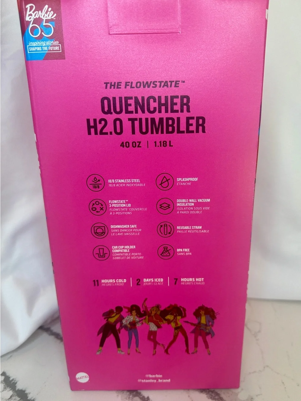 Stanley Barbie & The Rockers 40oz Quencher NEW IN BOX - Picture 6 of 6